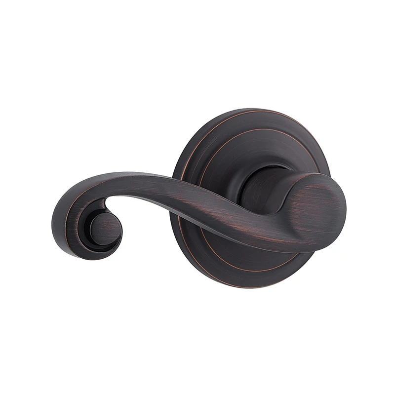 Kwikset Signature Lido Lever Venetian Bronze Zinc Dummy Lever 2 Right Handed
