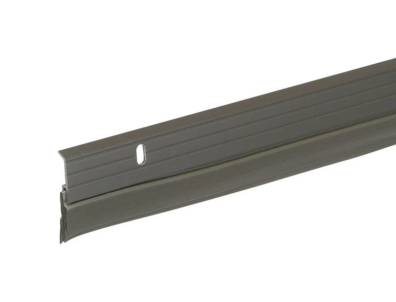 Frost King Brushed Chrome Bronze Aluminum Door Sweep 1 pk