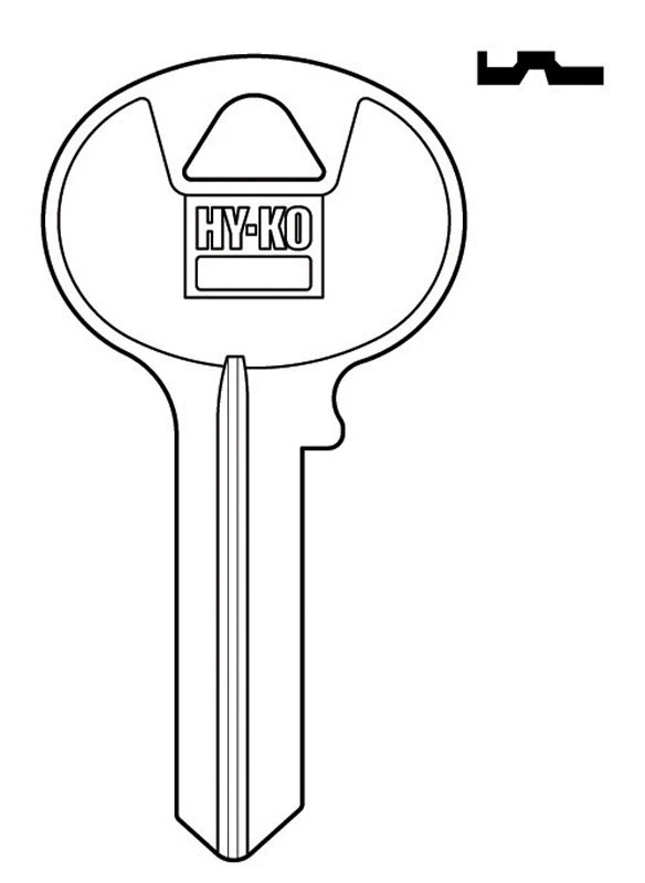 Hy-Ko Automotive Key Blank Single sided For Wilson Bohannan