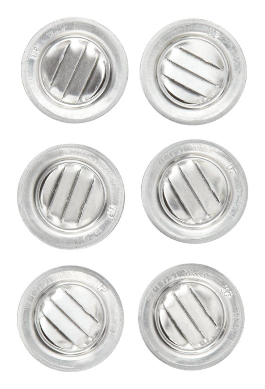 Air Vent 1 in. W x 1 in. L Mill Silver Aluminum Mini Louver