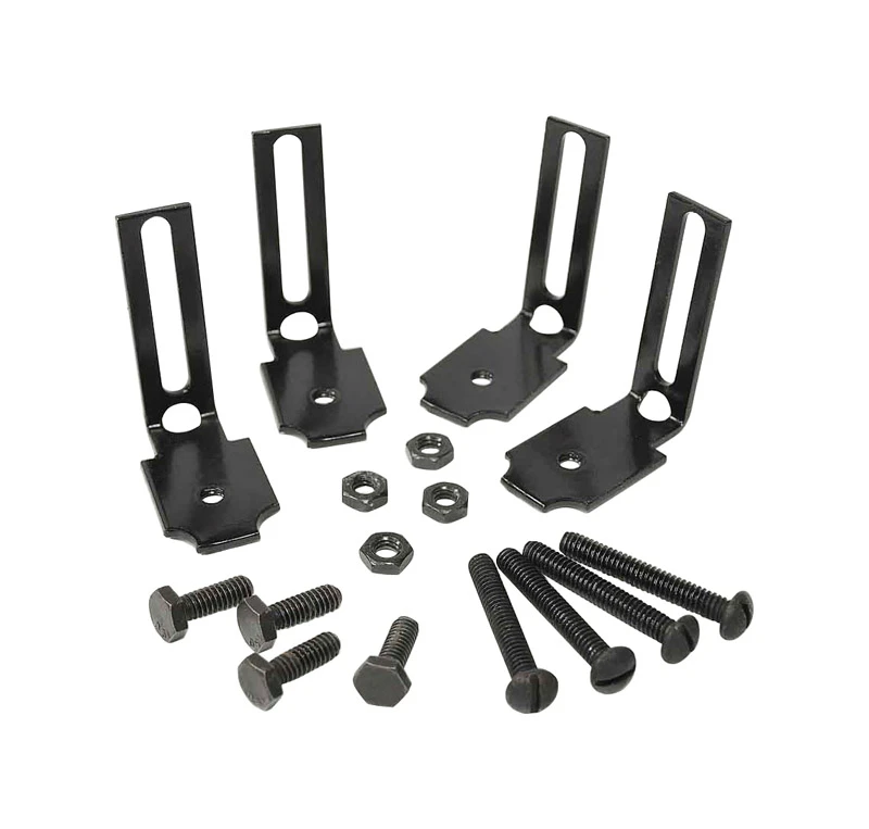 The Village Ironsmith 1.3 in. H x 1.3 in. W x 0.88 in. L Steel Railing Connectors