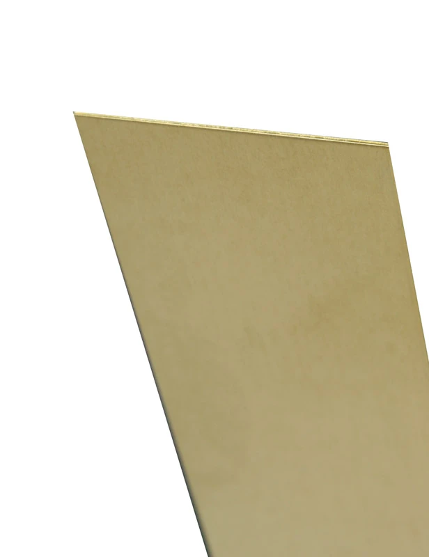 K&S 0.04 in. x 6 in. W x 12 in. L Brass Sheet Metal