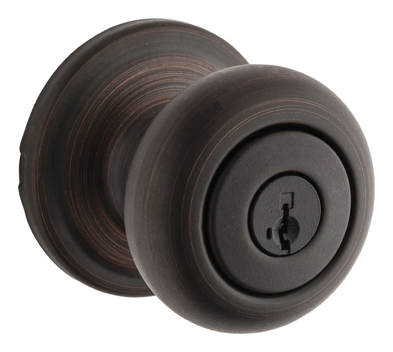 Weiser Troy Venetian Bronze Entry Lockset ANSI Grade 2 1-3/4 in.