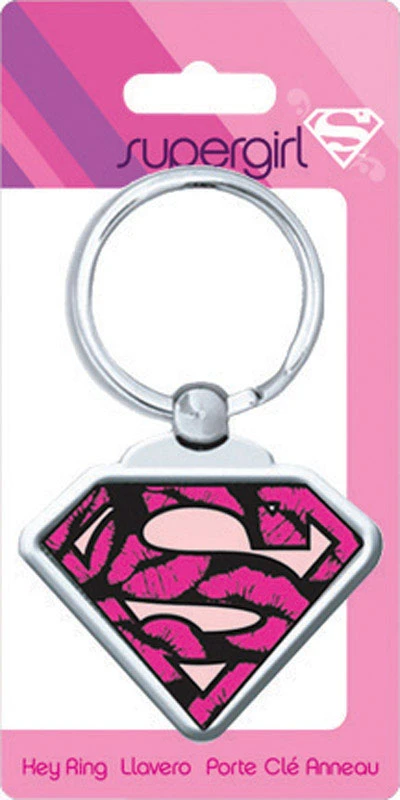 Hy-Ko DC Comics Metal Pink Key Ring