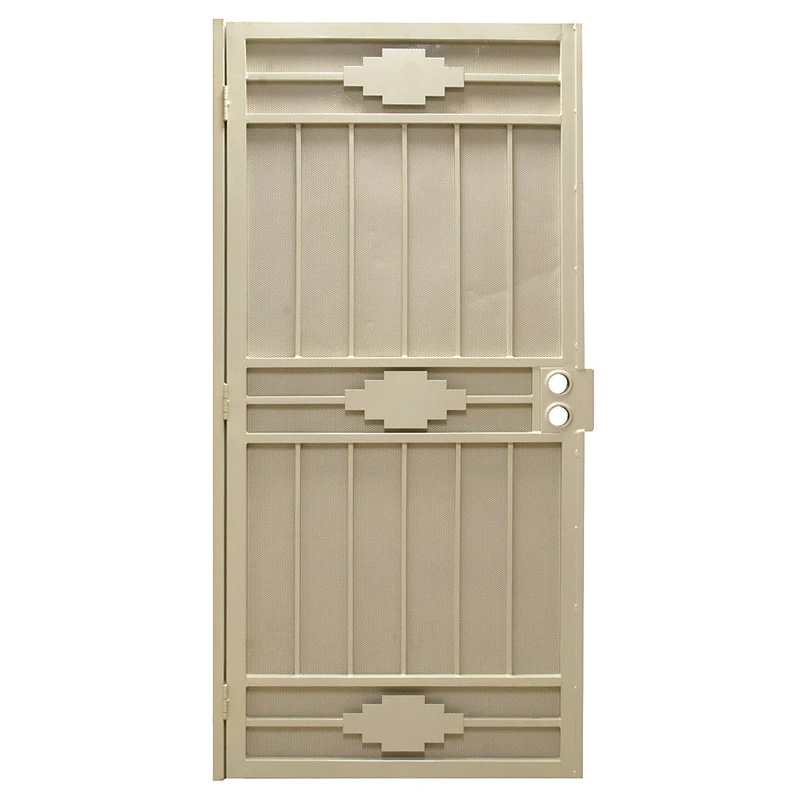 Precision 81-3/4 in. H x 36 in. W Sedona Almond Steel Security Door