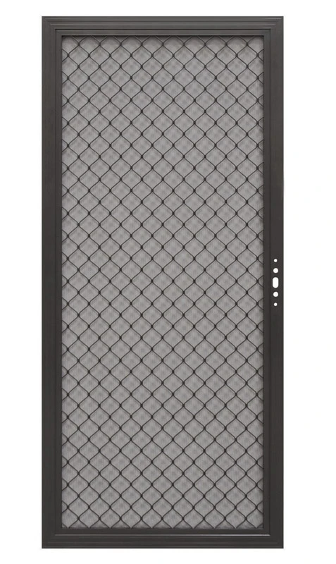 Precision 80 in. H x 36 in. W Vanguard Bronze Aluminum Security Door