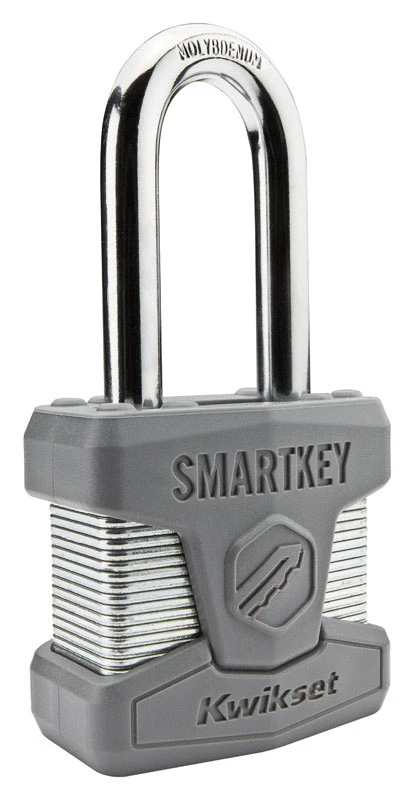 Kwikset 1.7 in. H x 4.5 in. W x 50 mm L Laminated Steel Dual Ball Bearing Locking Padlock 1 pk K
