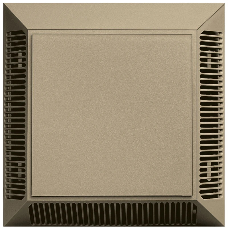 Builders Edge 7.5 in. H x 7.5 in. W Almond Vinyl Foundation Vent