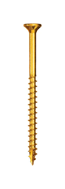 GRK Fasteners R4 No. 8 x 1-1/4 in. L Star Coated Multi-Purpose Screws 1300 pc.