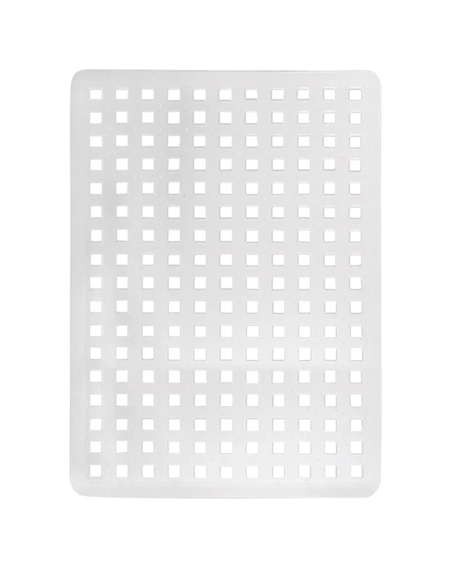 InterDesign 12.5 in. W x 16 in. L Clear PVC Sink Mat