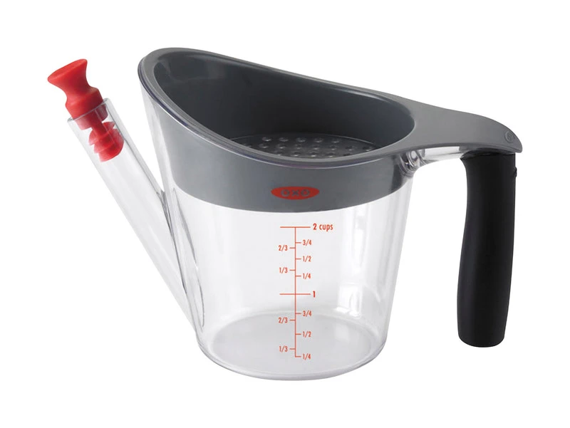 OXO Good Grips 7-1/2 in. W x 4-1/8 in. L Clear Plastic Fat Separator 1 pk