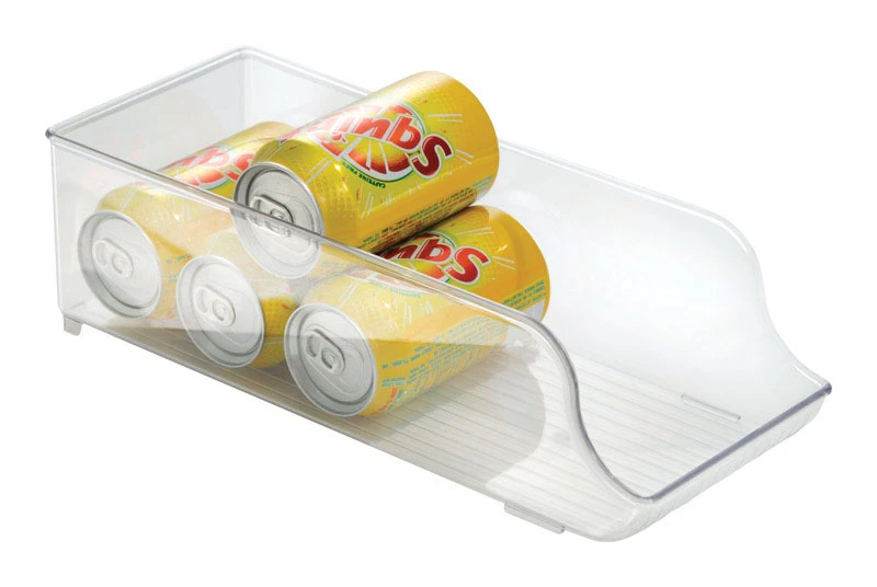 InterDesign 13-3/4 in. H x 5-1/2 in. W x 4 in. L Soda Can Organizer Clear