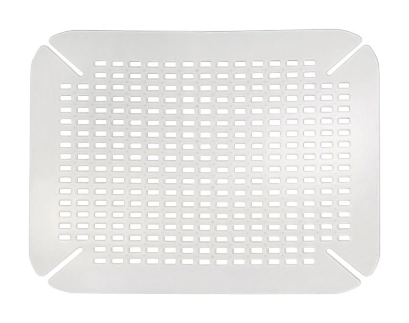 InterDesign 14 in. W x 16 in. L Black PVC Sink Mat