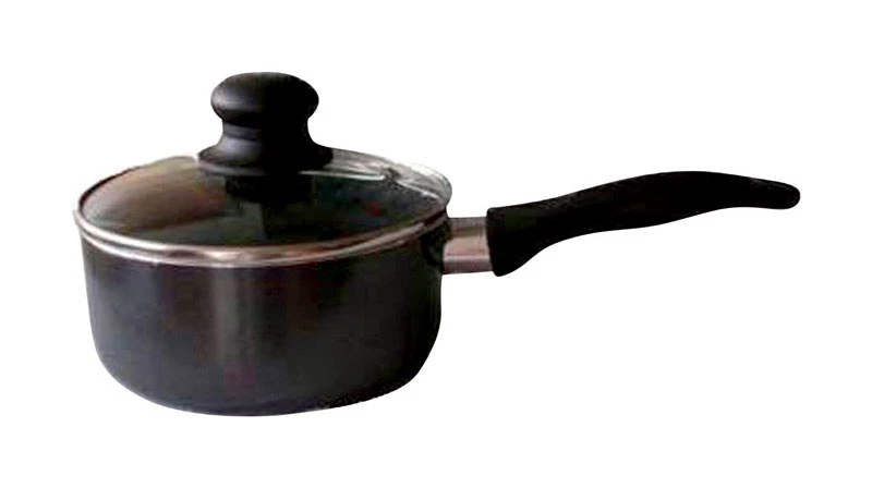 Bene Casa Aluminum Saucepan 2 qt. Black