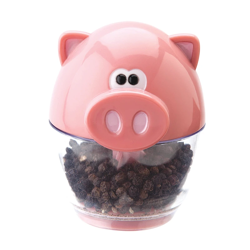 Joie Oink Oink 2-3/4 in. W x 3-3/4 in. L Pink Plastic Pepper Grinder