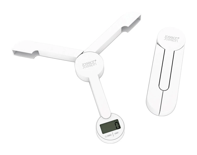 Joseph Joseph TriScale White Digital Food Scale 11 Weight Capacity