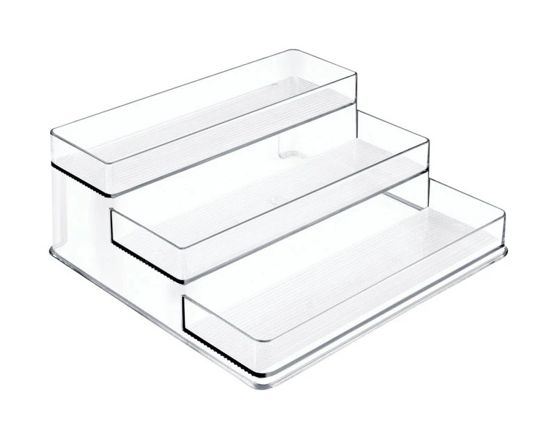 InterDesign Linus 4 in. H x 10 in. W x 9-3/16 in. L Clear Spice Organizer