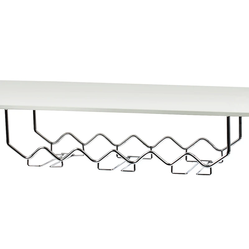 Spectrum 6 in. H x 22 in. W x 8 in. L Steel Wine Rack