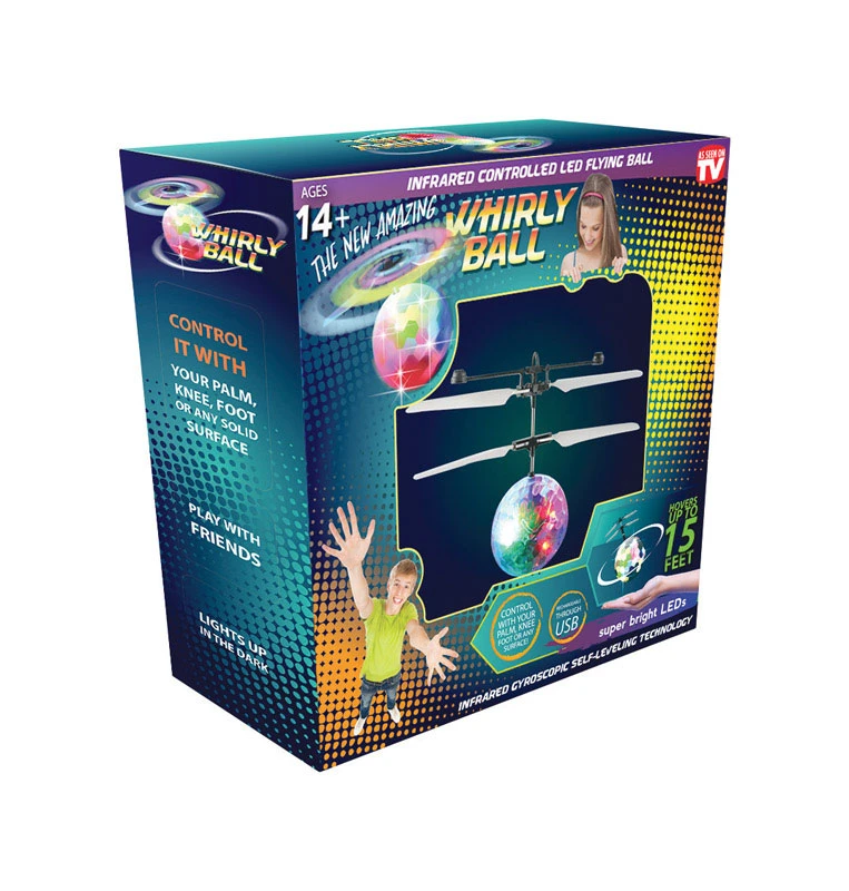InvenTel Whirly Ball As Seen On TV LED Flying Galaxy Ball Toy Plastic 1 pk