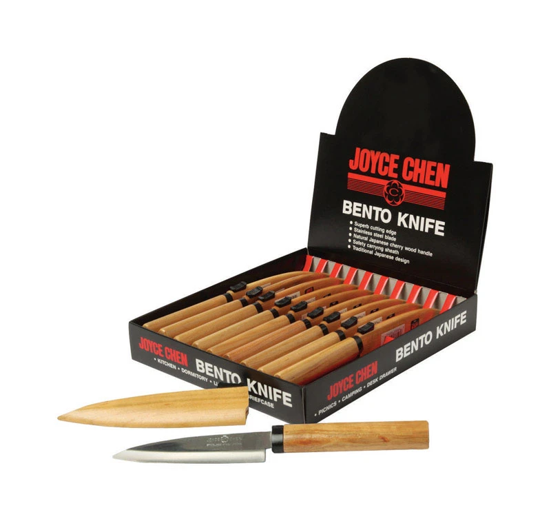 Joyce Chen 4 in. L Cherry Wood Bento Knife 10 pc.