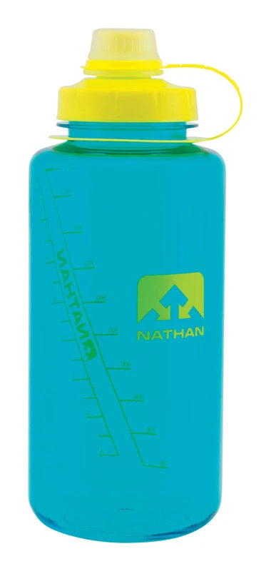 Nathan Teal/Celeste Yellow Tritan BigShot BPA Free 34 oz. Water Bottle
