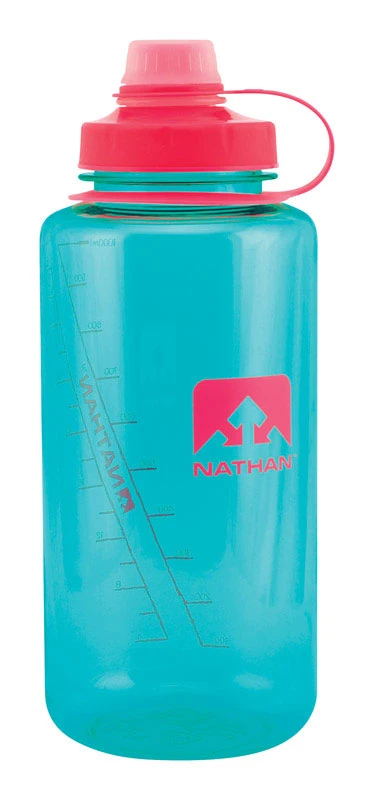 Nathan Light Blue Tritan BigShot Water Bottle BPA Free 34 oz.