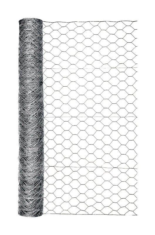 Garden Craft 48 in. H X 50 ft. L 20 Ga. Silver Poultry Netting Garden Craft 48 in. H X 50 ft. L 20 Ga. Silver Poultry Netting