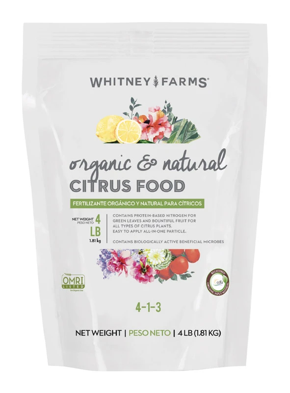 Whitney Farms Citrus Granules Organic Plant Food 4 lb.