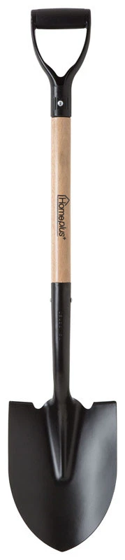 Home Plus Steel 8 in. W x 39 in. L Digging Shovel Wood