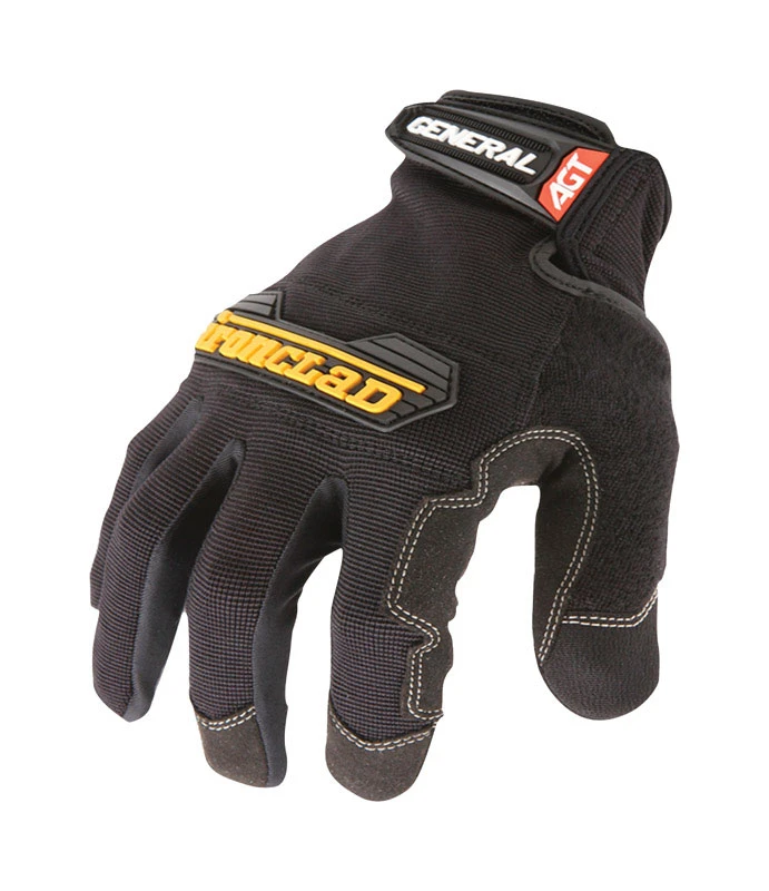 Ironclad Universal Synthetic Leather Utility Gloves Black Medium 1 pair