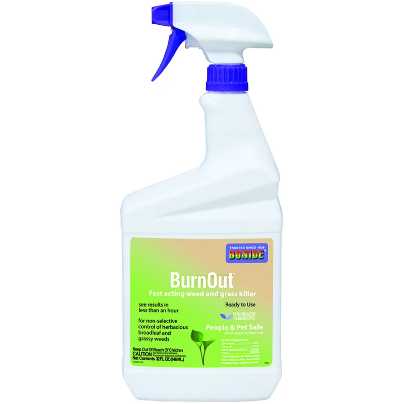 Bonide BurnOut Organic Weed and Grass Killer RTU Liquid 32 oz.