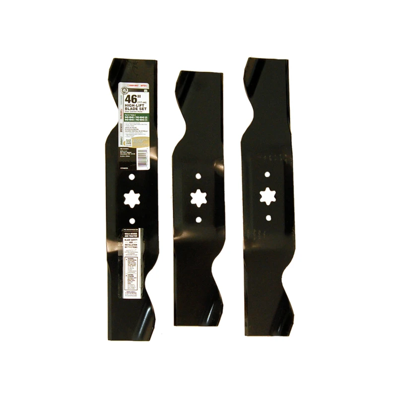 MTD 46 in. High-Lift Mower Blade Set For Riding Mowers 3 pk