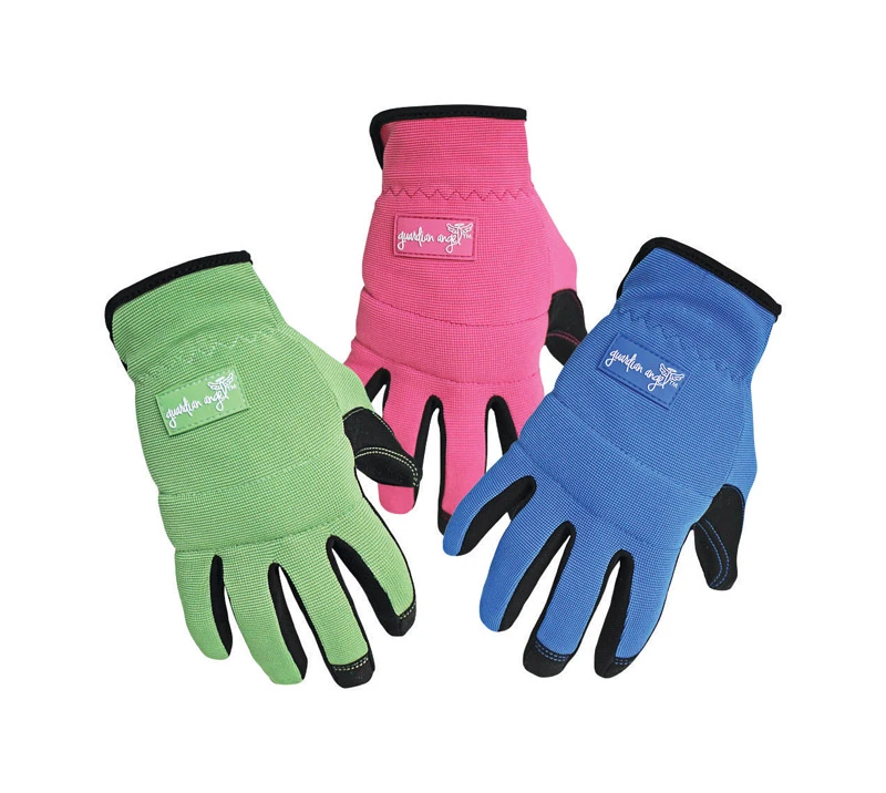 Boss Women's Indoor/Outdoor Synthetic Leather Palm Mechanic’s Glove Assorted L 1 pk