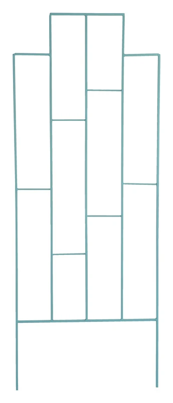 American GardenWorks UrbanGarden 65 in. H Blue Steel Garden Trellis