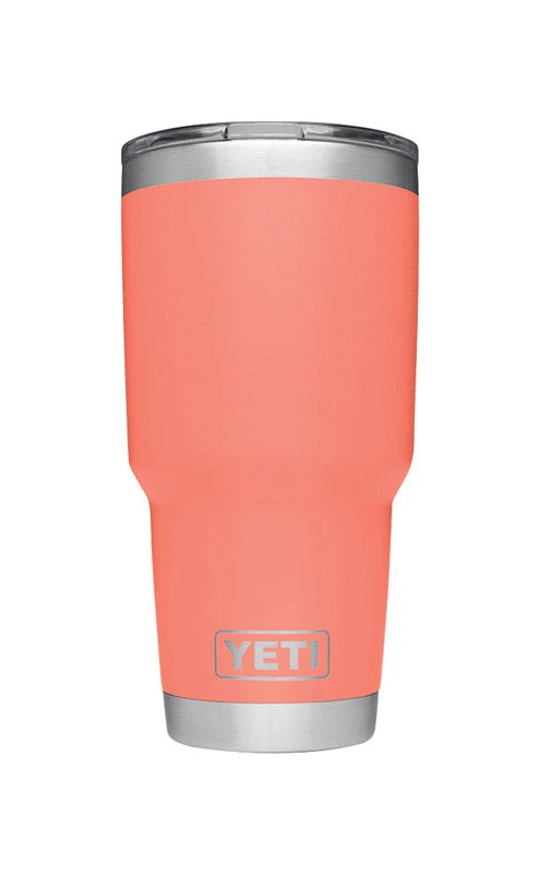 YETI  Rambler  Coral  Stainless Steel  MagSlider  30 oz. Insulated Tumbler  BPA Free