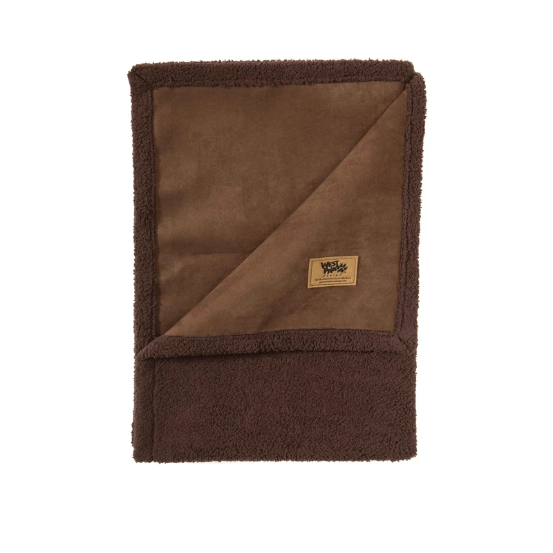West Paw Big Sky Brown Polyester Blanket 56 in. W x 73 in. L
