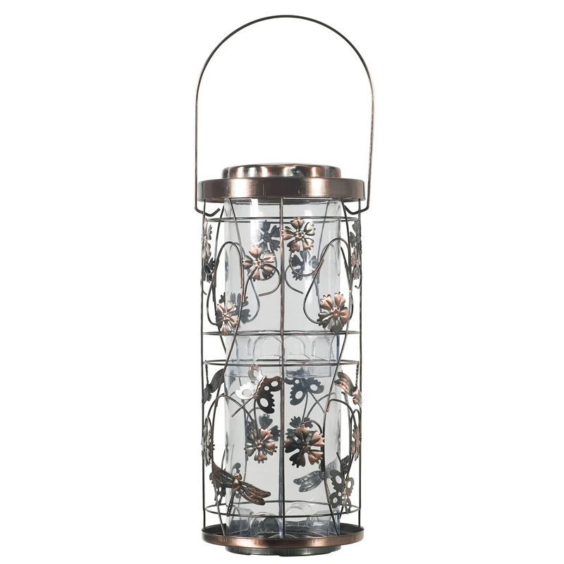Perky-Pet Wild Bird 4 lb. Copper Bird Feeder 8 ports