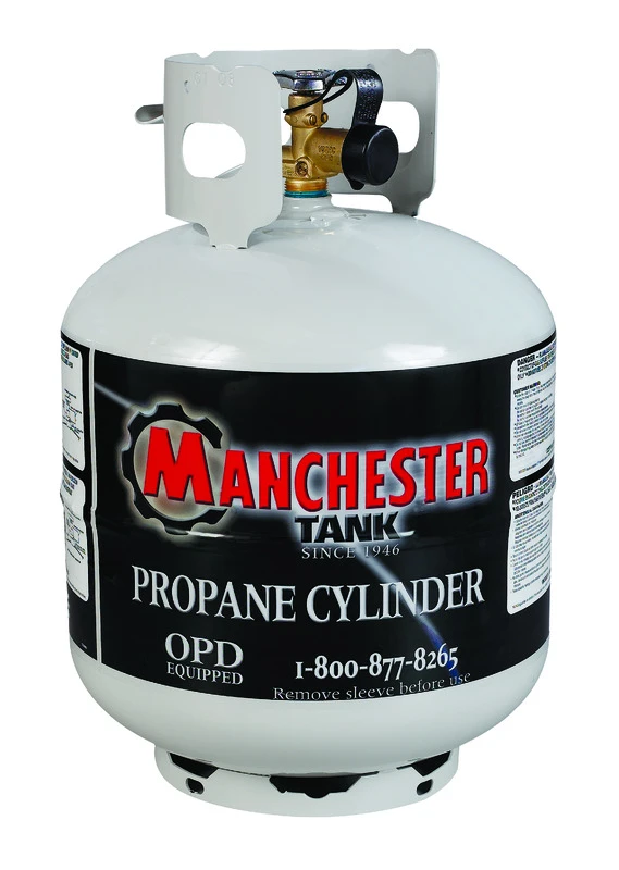 Manchester Tank 20 lb. Steel Type 1 Propane Cylinder