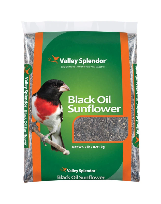 Valley Splendor  Assorted Species  Wild Bird Food  Black Oil Sunflower Seed  2 lb.