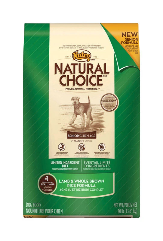 Nutro Natural Choice Lamb and Brown Rice Dog Food 30 lb.