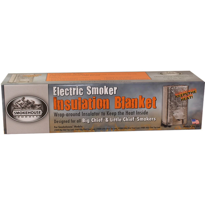 Smokehouse Silver Insulation Blanket For Fits Big Chief and Little Chief Electric Smokers 6.25 in