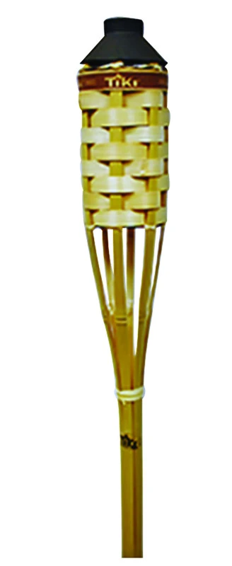 Tiki FlameKeeper Bamboo Brown 57 in. Garden Torch
