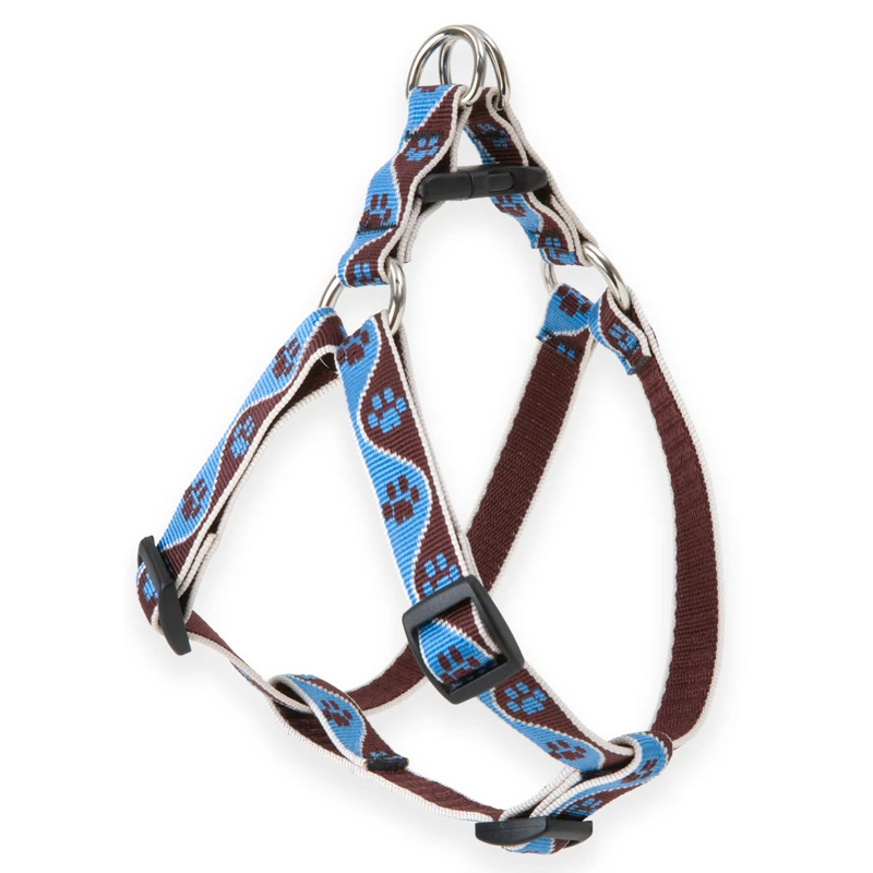 Lupine Pet Original Designs Multicolor Muddy Paws Nylon Dog Harness