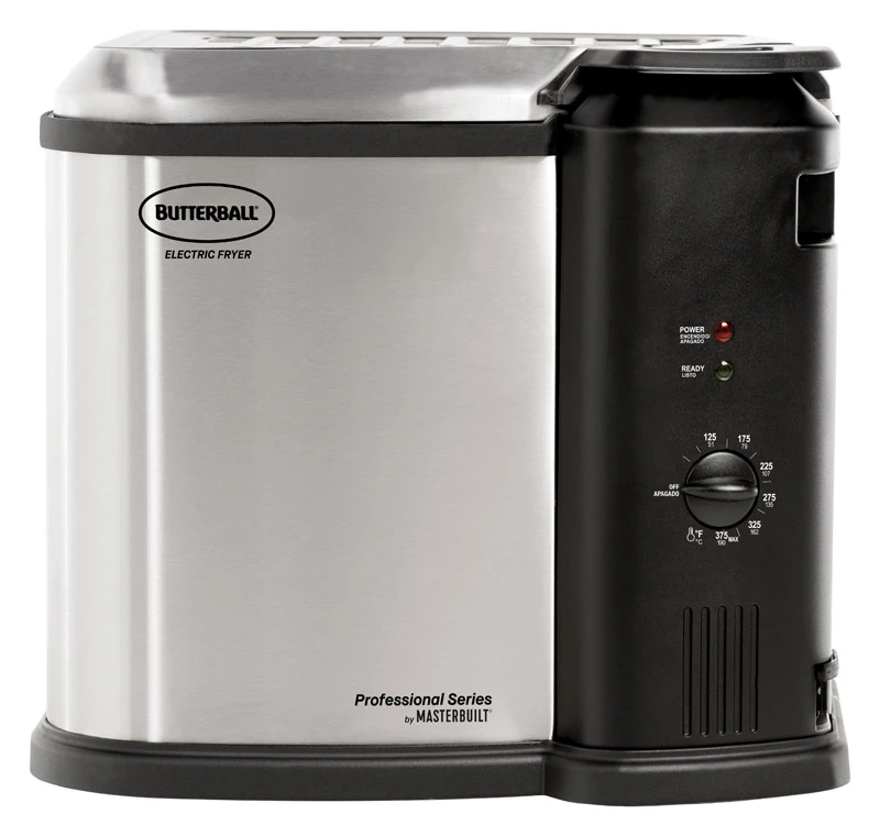 Butterball Masterbuilt Silver 8 qt. Programmable Indoor Turkey Fryer