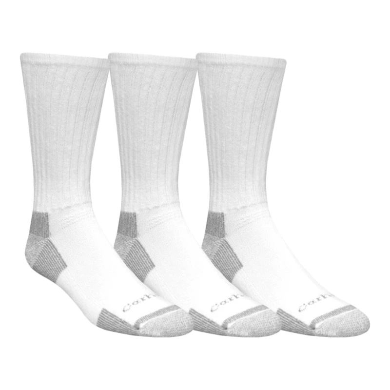 Carhartt Men's All Season XL Crew Socks White