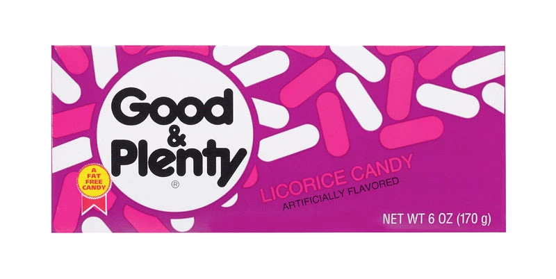Good & Plenty Licorice Candy 6 oz.