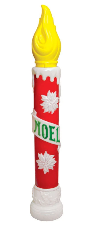 General Foam Noel Candle Blow Mold White 1 pk Polyethylene