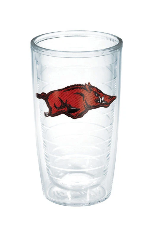 Tervis 16 oz. Arkansas Razorbacks Tumbler Clear