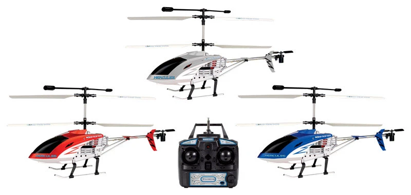 World Tech Toys Remote Control Helicopter Polymer Red 2 pc.