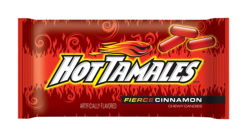 Hot Tamales Cinnamon Gummi Candy 1.8 oz.